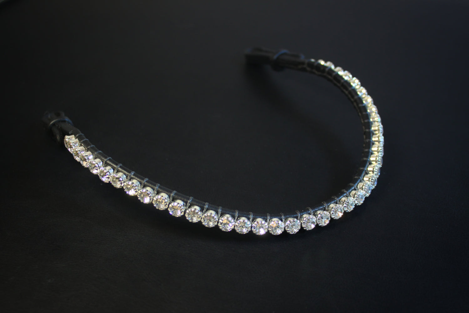 Stirnriemen "Crystal" Silber