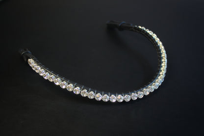 Stirnriemen "Crystal" Silber