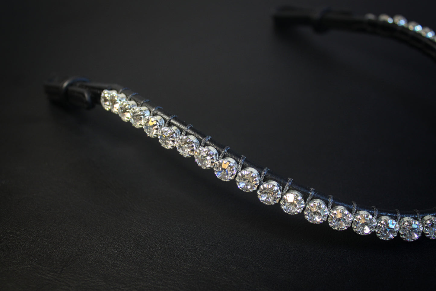 Stirnriemen "Crystal" Silber